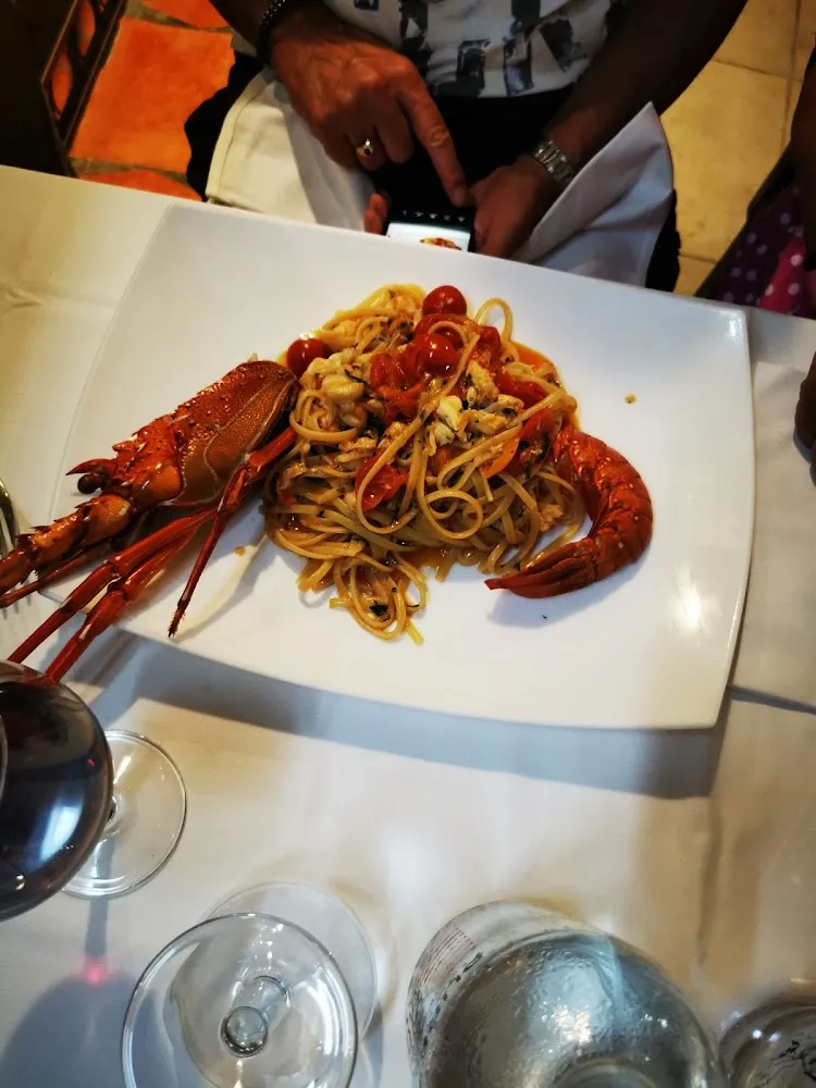 Spaghettis Maison Demi Homard